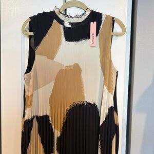 Chicos Abstract Sleeveless Dress